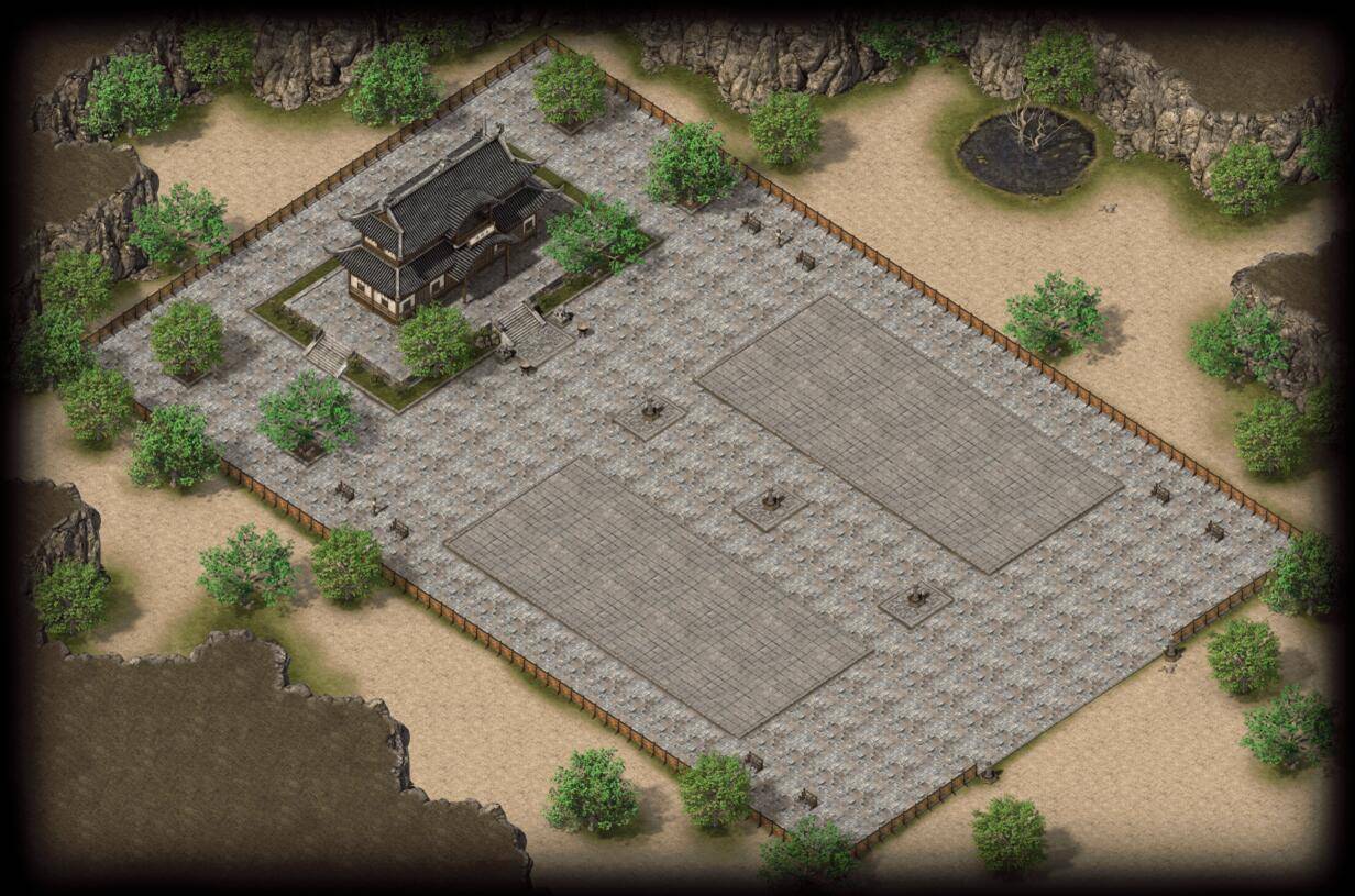 练功场传奇地图素材